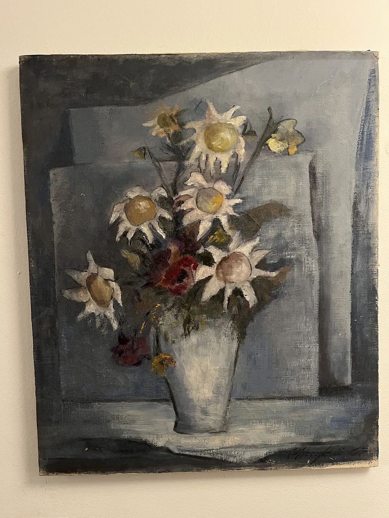 Vase of Flowers, painting, oil on canvas, 1967 1