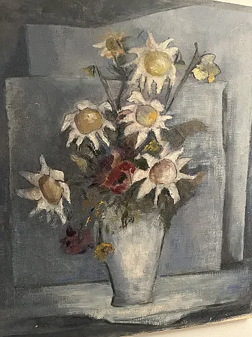 Vase of Flowers, painting, oil on canvas, 1967