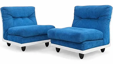Pair of lounge chairs, 1970s