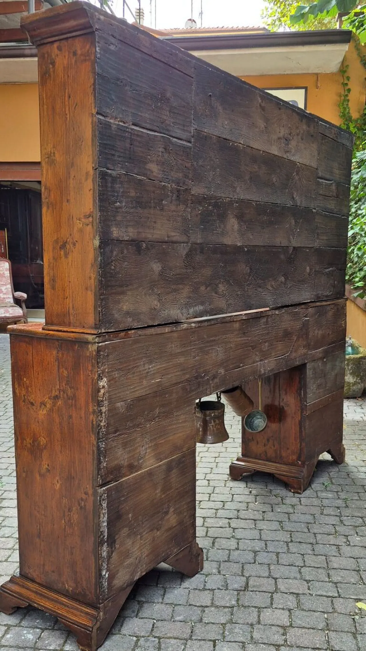 Credenza piattaia piemontese a ponte, '800 11