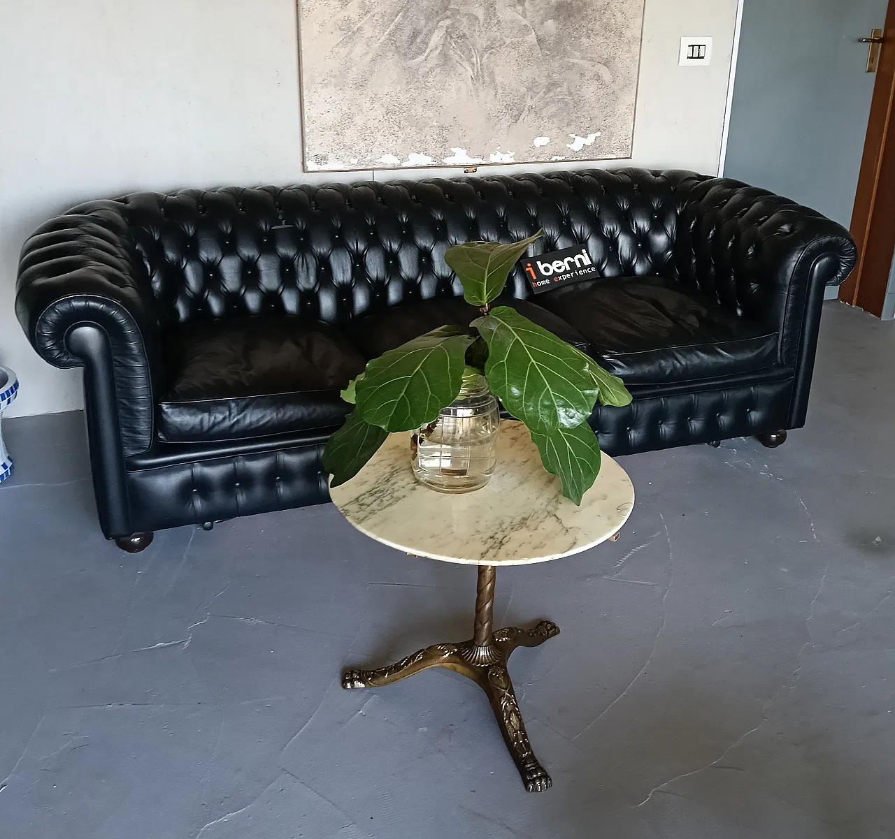 Coffee table in marble and brass, 1900s 11