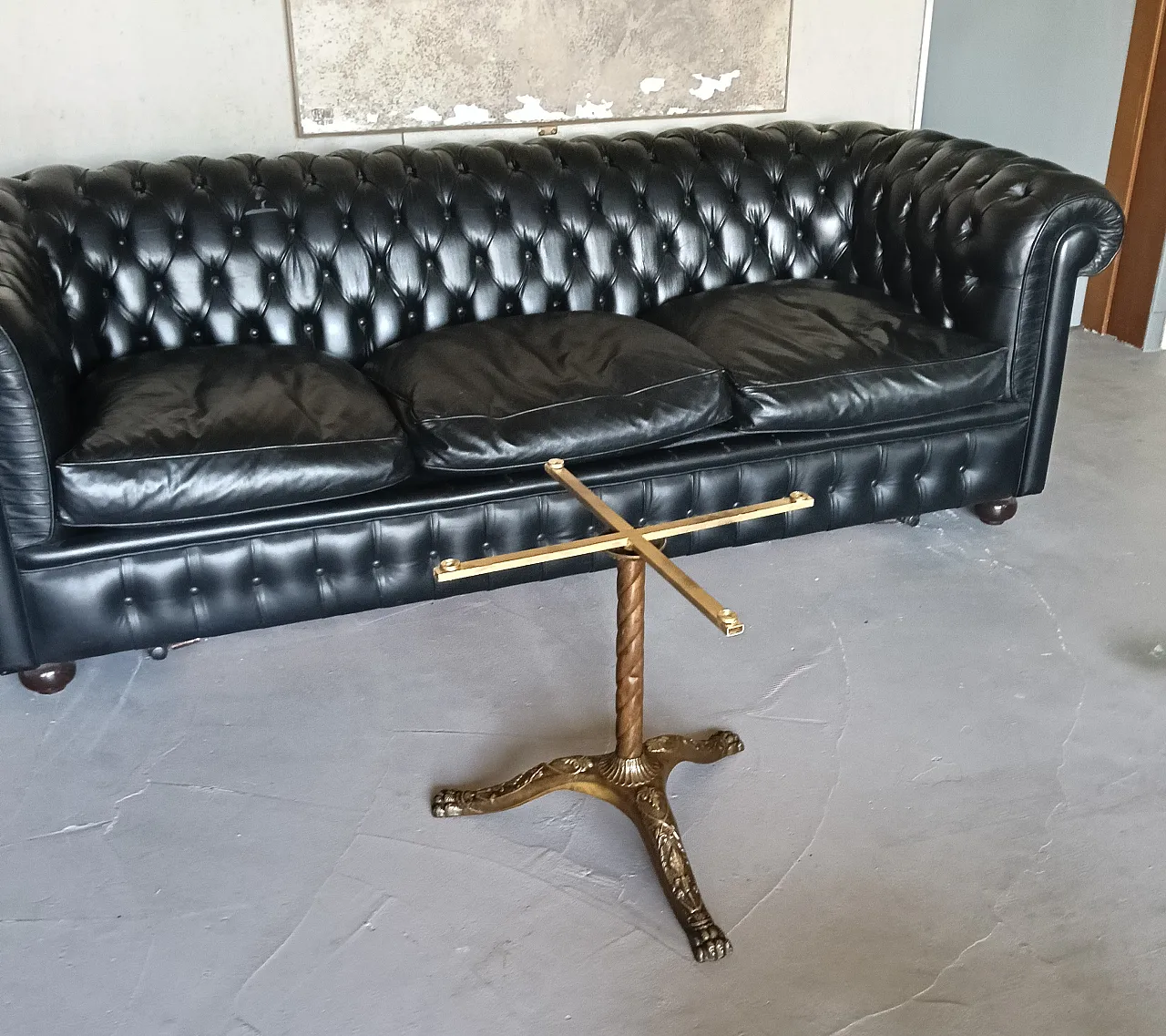 Coffee table in marble and brass, 1900s 15