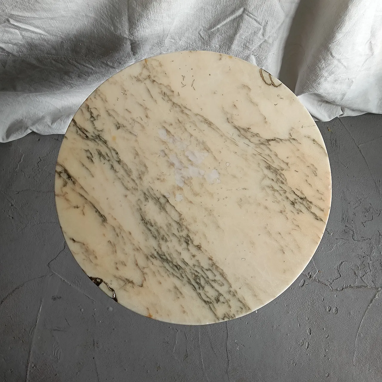 Coffee table in marble and brass, 1900s 25