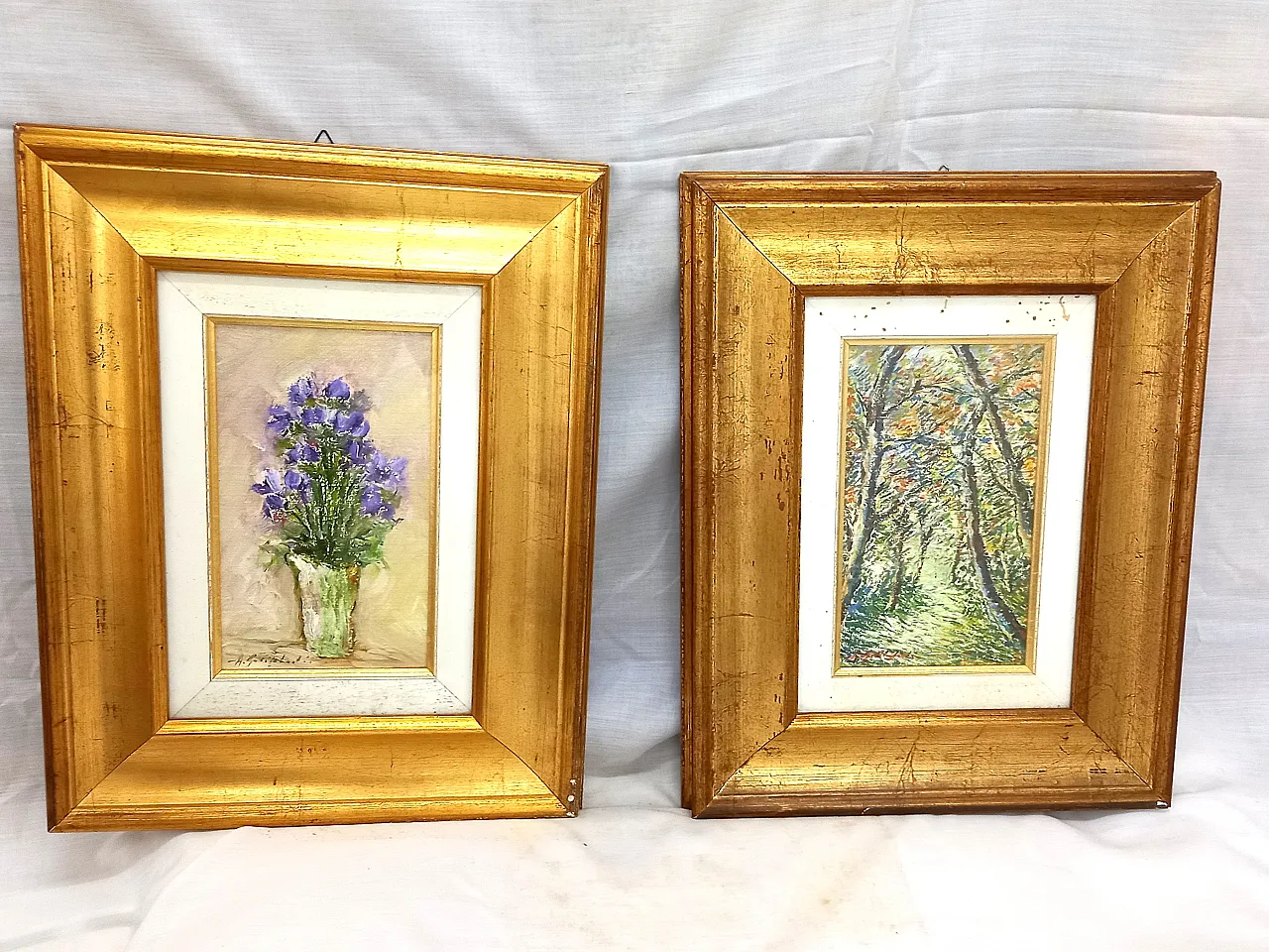 Pair of Oil Paintings on Canvas by ALFREDO GALIMBERTI (1975) 1