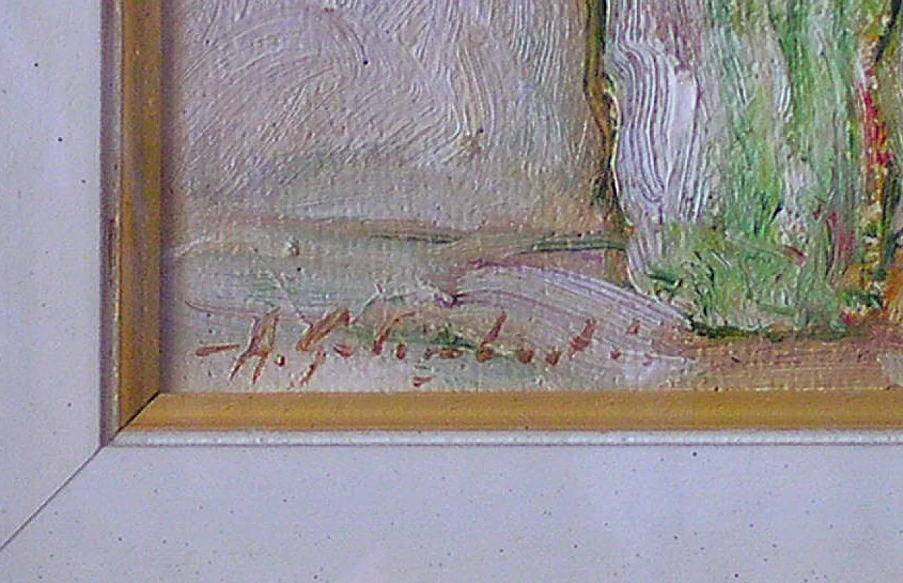 Pair of Oil Paintings on Canvas by ALFREDO GALIMBERTI (1975) 3