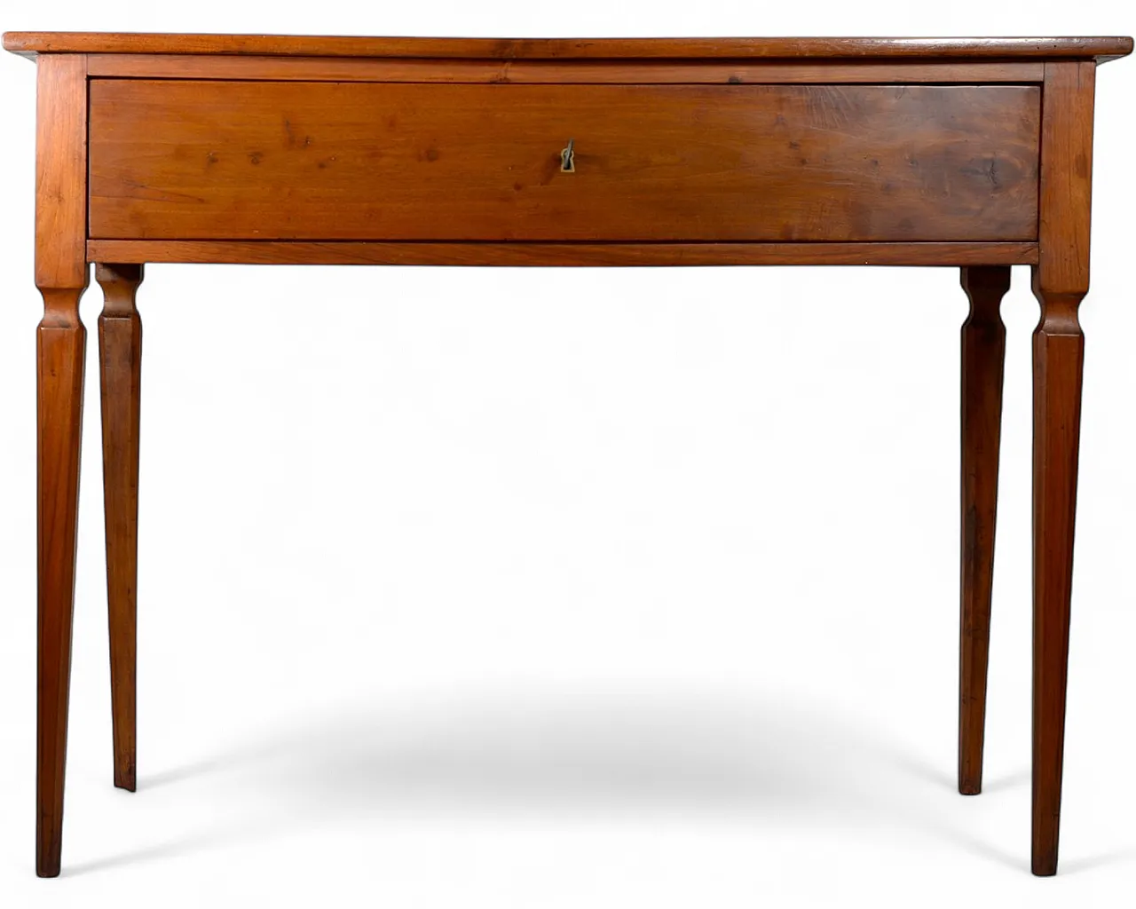 Cherrywood writing desk with drawer, late 18th century 12