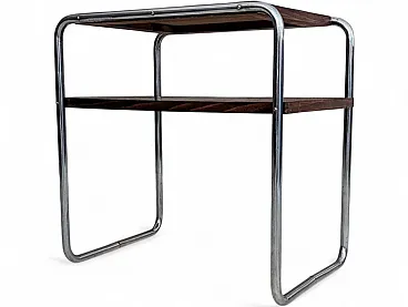 Bauhaus tubular steel side table by Marcel Breuer for Slezak, 1930s