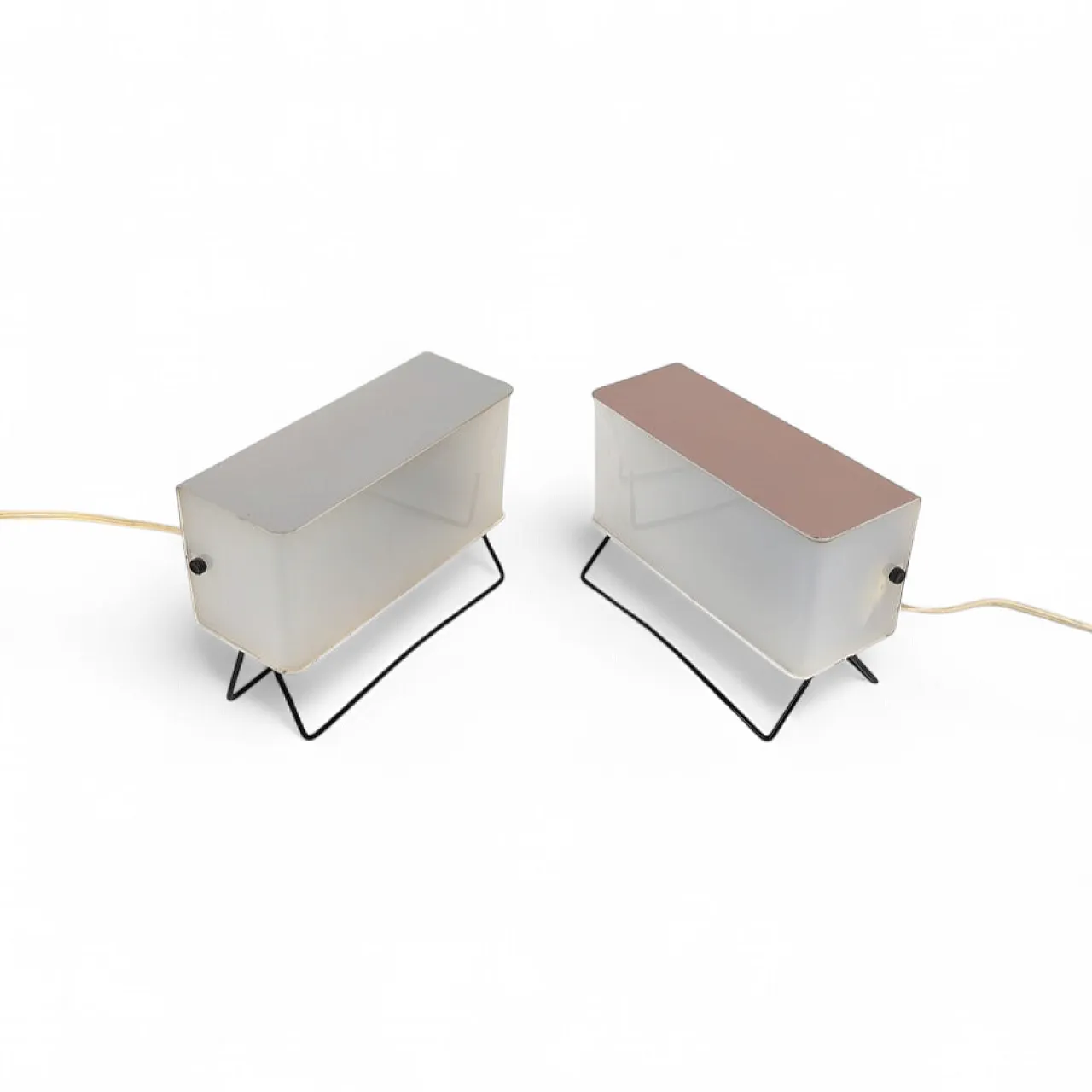 Pair of Mid-Century table lamps by Pokrok Žilina, 1960s 10