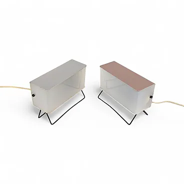 Pair of Mid-Century table lamps by Pokrok Žilina, 1960s