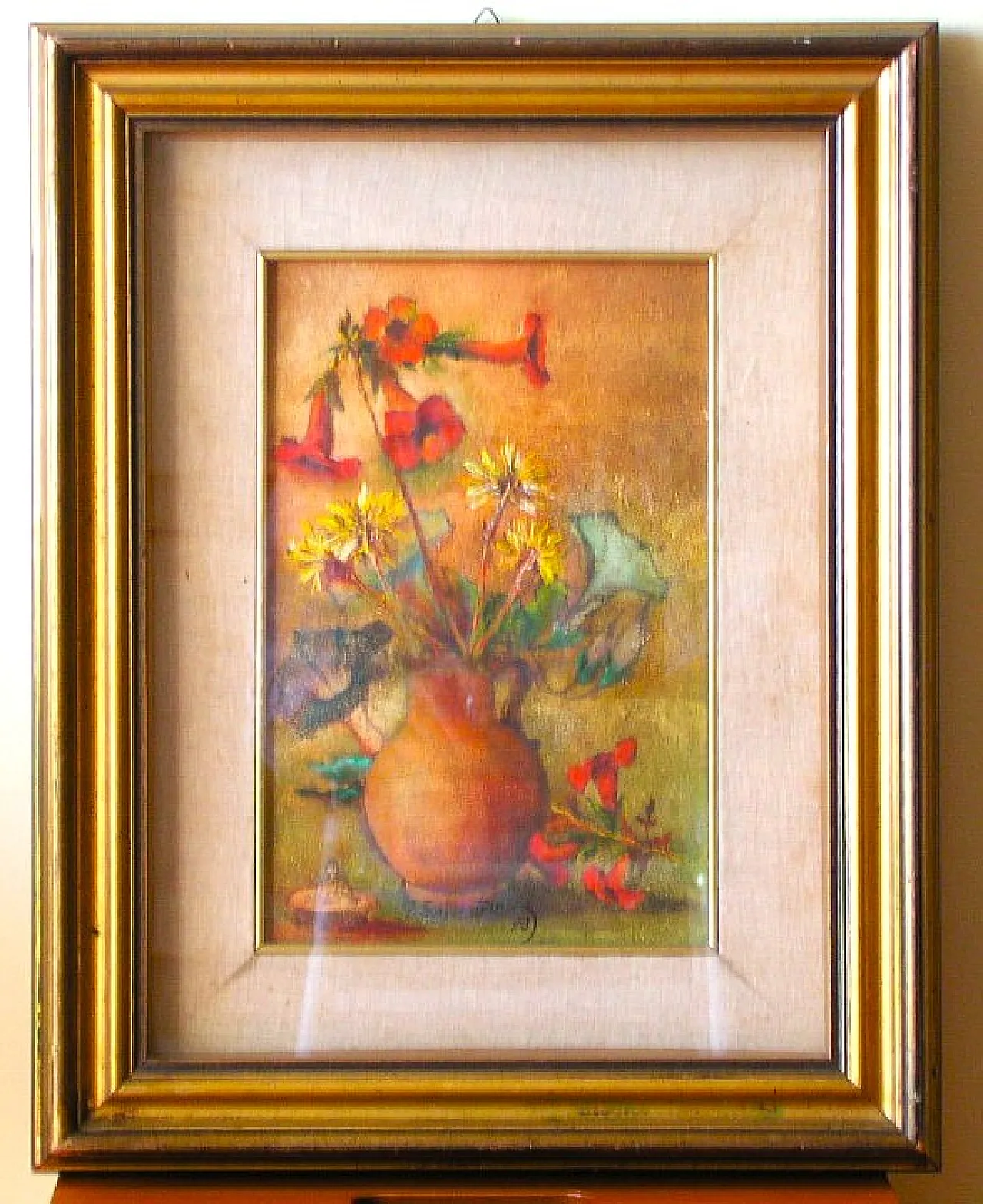 Oil Painting by Giovanni Salvestrin - Still Life - Exhibition Treviso 1971 1
