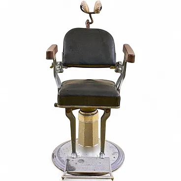 Metal barber stool, 1950s