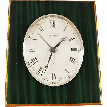 Chrome-plated table clock, 1970s