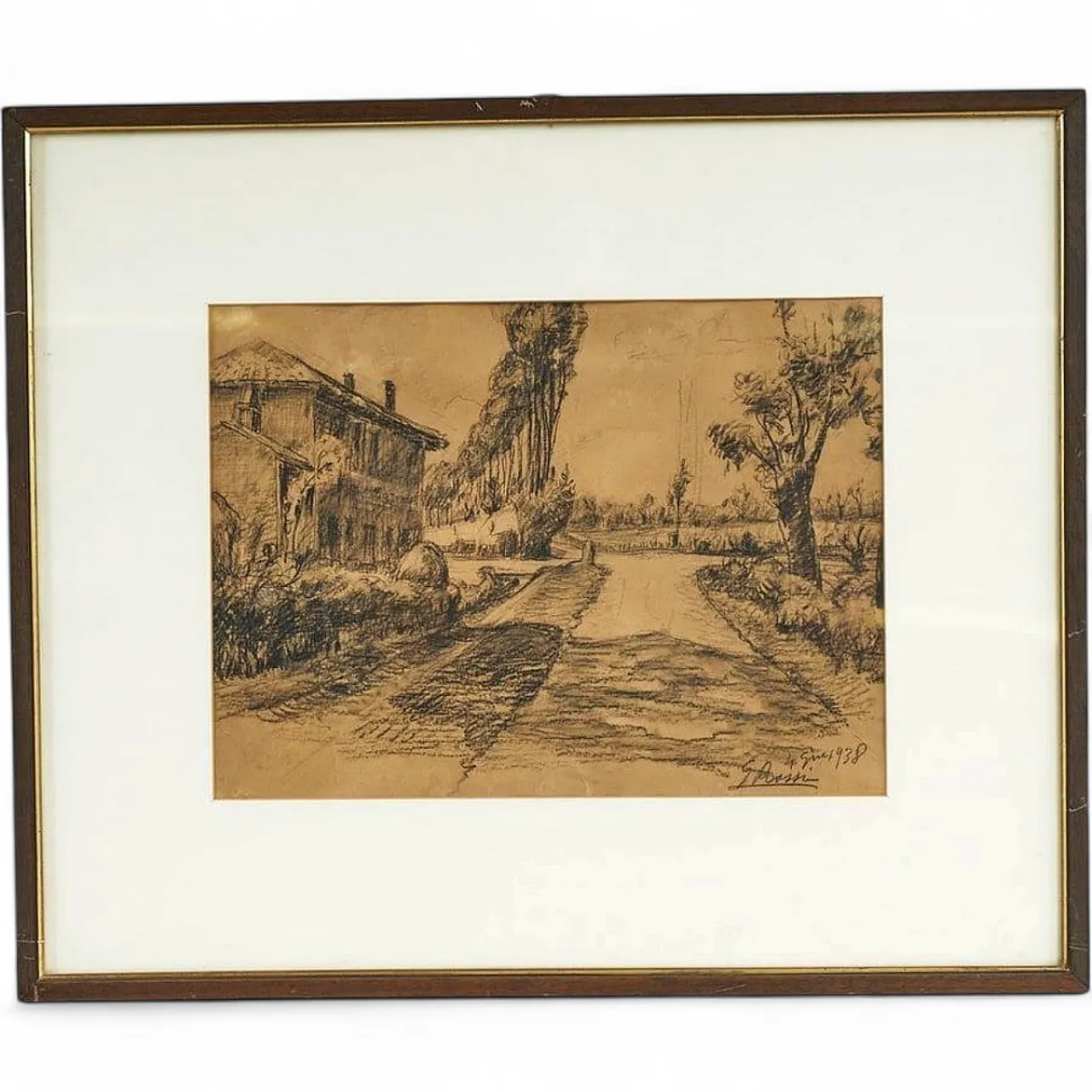 G. Rossi, Industrial Area Design di Ferrara, anni '30, Disegno su carta 6
