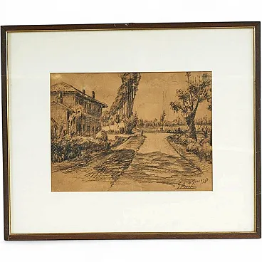G. Rossi, Industrial Area Design of Ferrara, 1930s, Drawing on Paper