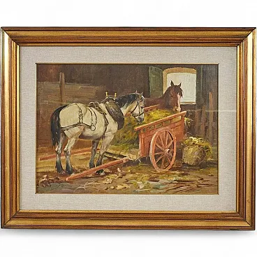 Rinaldo Guizzardi, Untitled, 1970s, Oil on Panel, Framed