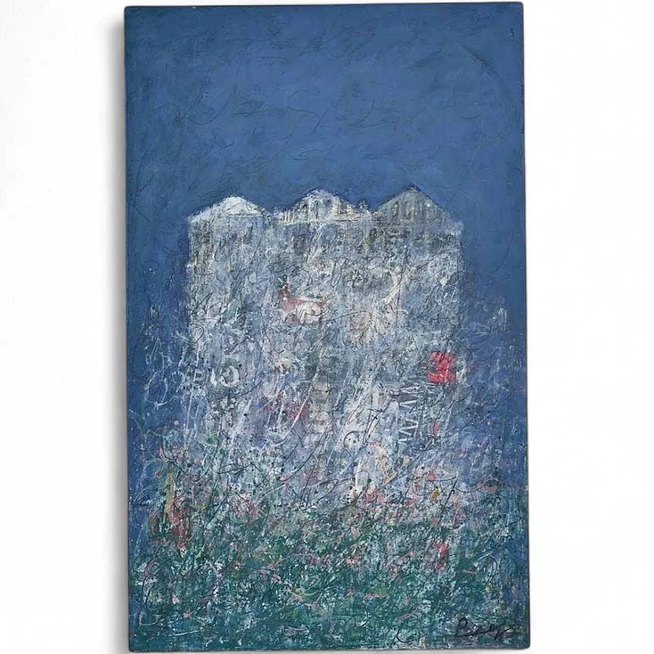 Eros Pandolfi, Composizione astratta, 2000, Dipinto su tela 5