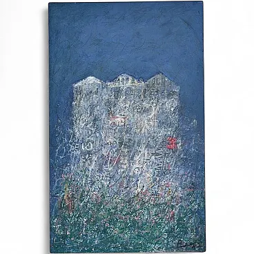 Eros Pandolfi, Abstract Composition, 2000s, Painting on Canvas