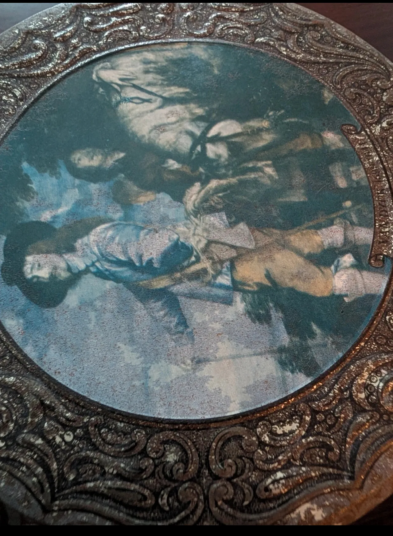 Scatola in latta in stile napoleonico, anni '70 5