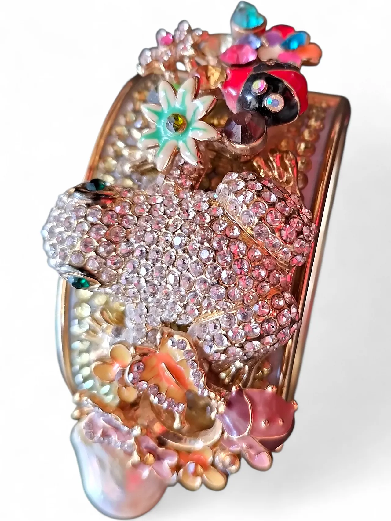 Marta Marzotto Bracelet: Jewel with Frog and Garden Motif 5