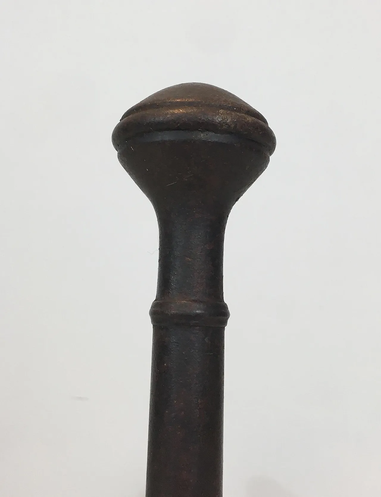 Coppia di alari in ferro battuto, stile gotico, francesi, '700 12