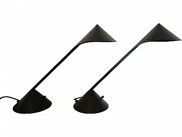 Pair of Alobella table lamps by G. Pasotto for Valenti, 1975