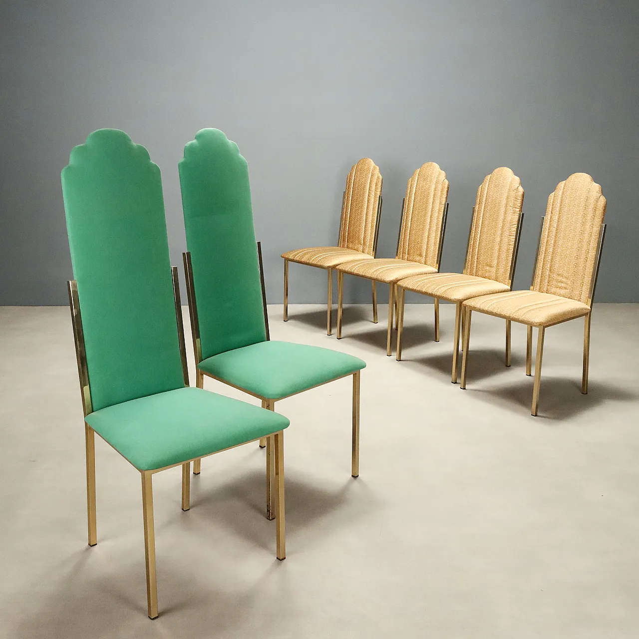 6 Chairs by Alain Delon, 1970s 1