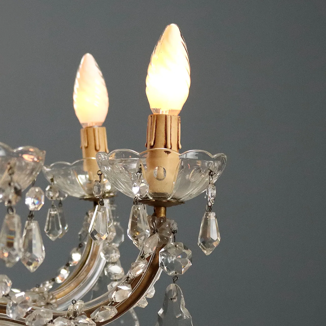 Lampadario Maria Teresa a otto luci, '900 3