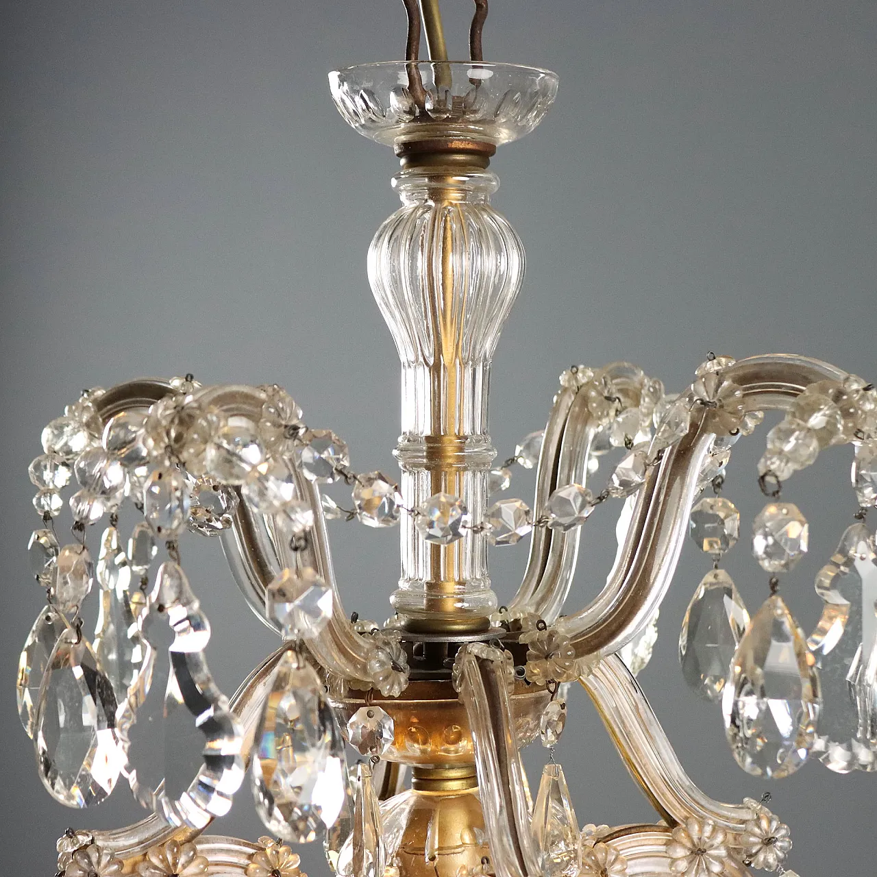 Lampadario Maria Teresa a otto luci, '900 7