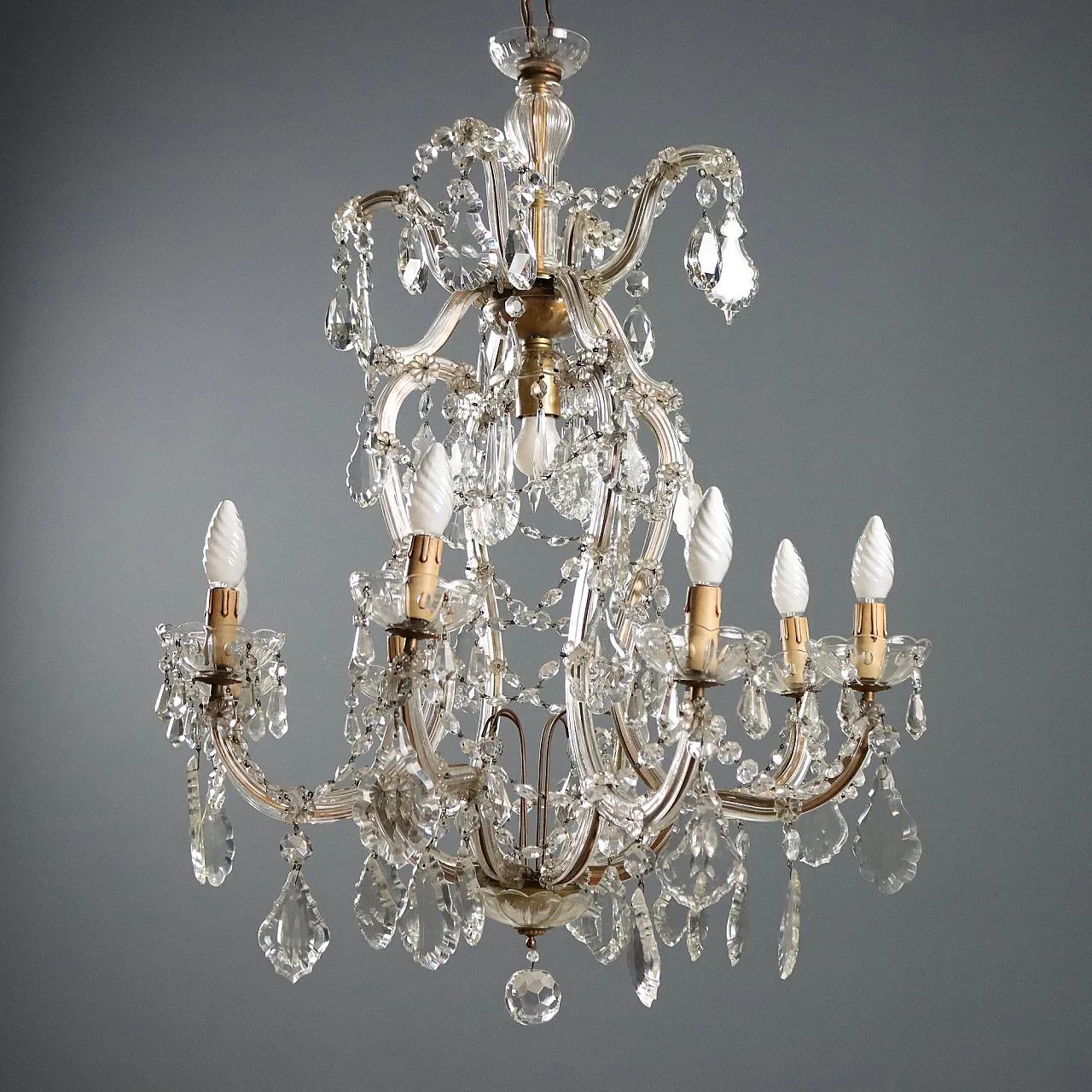 Lampadario Maria Teresa a otto luci, '900 8
