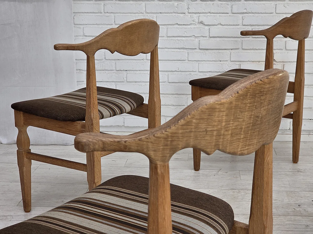 1960s, Danish design by Henning Kjærnulf, set of 4 chairs. 20