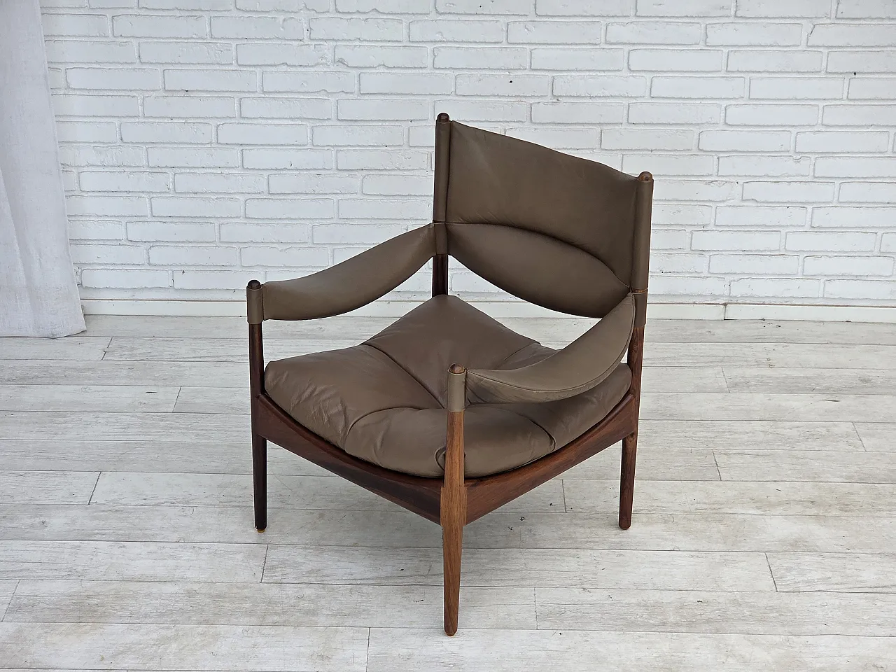 1970s, Danish design by Kristian Vedel, armchair model "Modus". 5