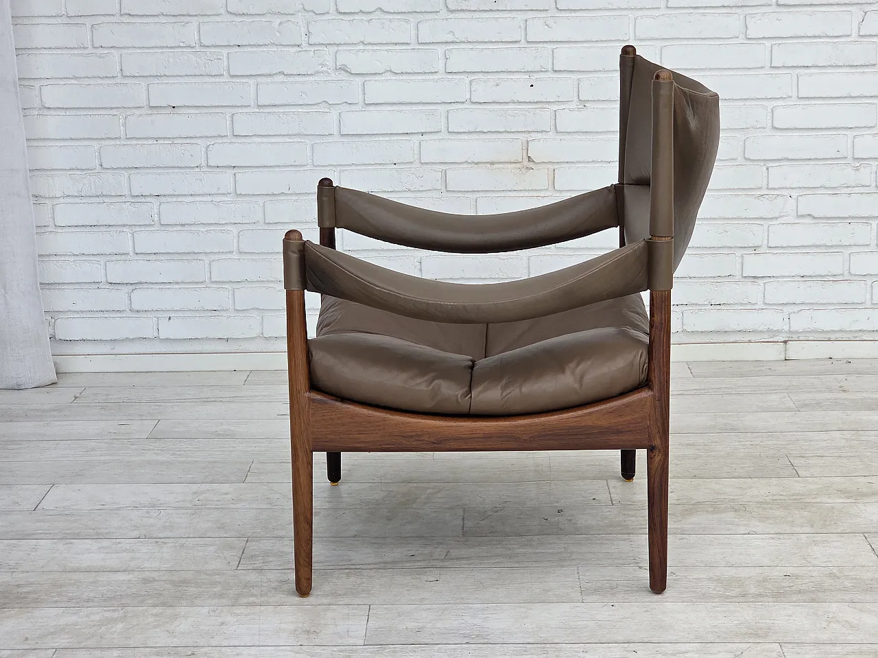 1970s, Danish design by Kristian Vedel, armchair model "Modus". 6