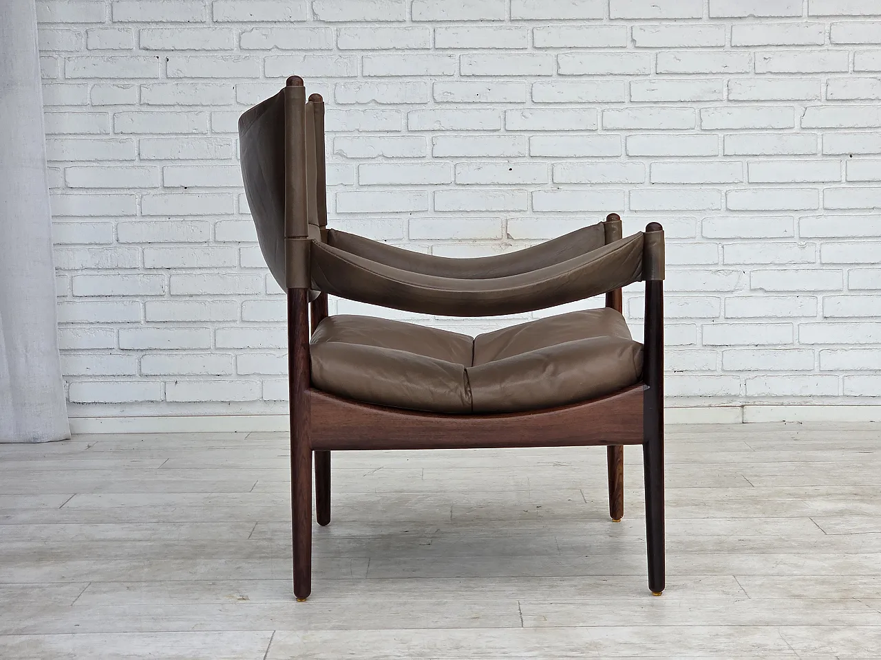 1970s, Danish design by Kristian Vedel, armchair model "Modus". 10