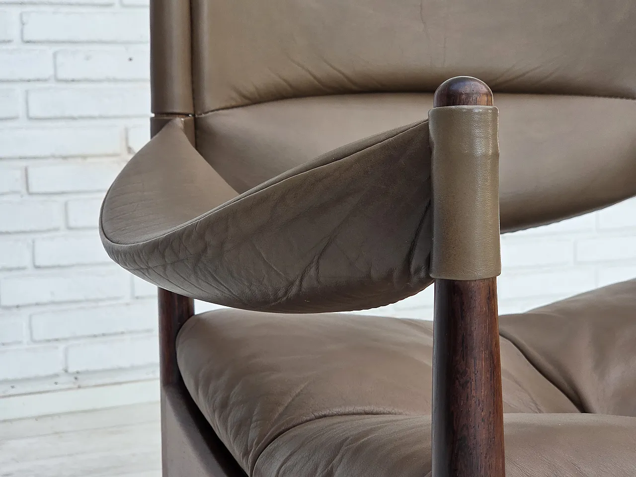 1970s, Danish design by Kristian Vedel, armchair model "Modus". 11