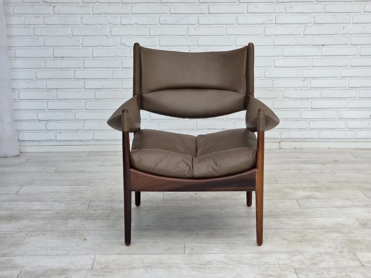 1970s, Danish design by Kristian Vedel, armchair model "Modus". 14
