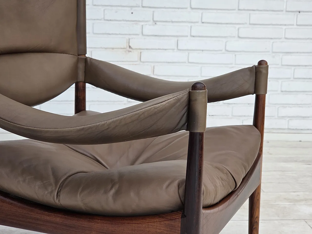 1970s, Danish design by Kristian Vedel, armchair model "Modus". 16