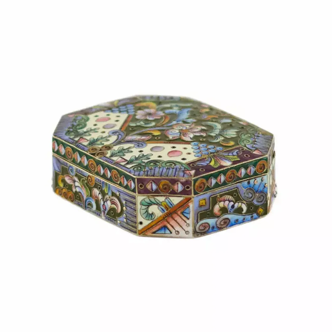 Tabacchiera d'argento, inizio '900 1