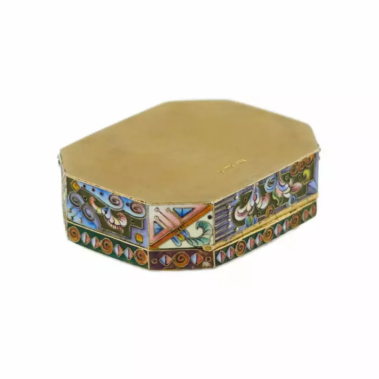 Tabacchiera d'argento, inizio '900 4