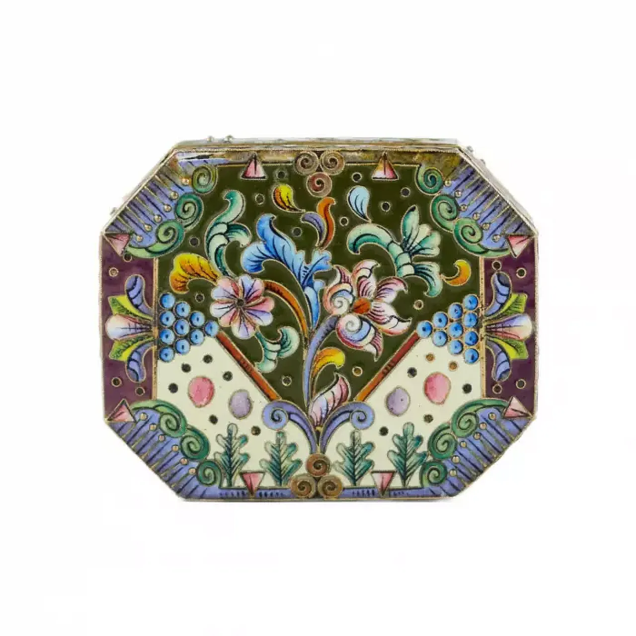 Tabacchiera d'argento, inizio '900 7