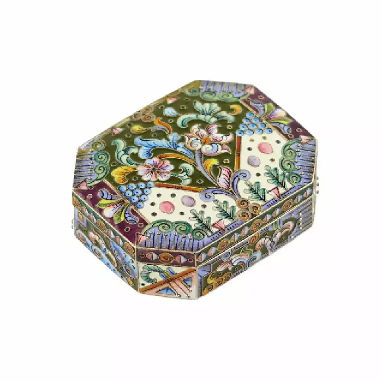 Tabacchiera d'argento, inizio '900 8