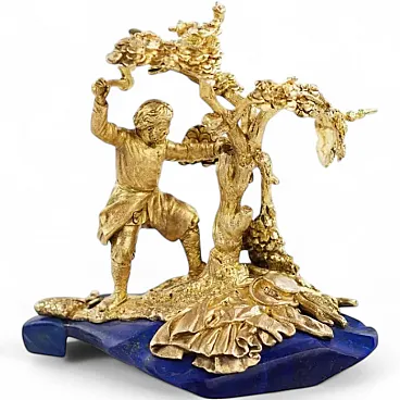 Cabinet sculptural composition, late 19th century