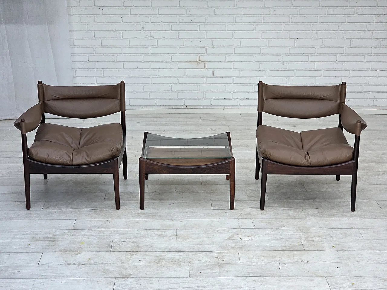 1970s, Danish design by Kristian Vedel, modular sofa, model Modus. 3