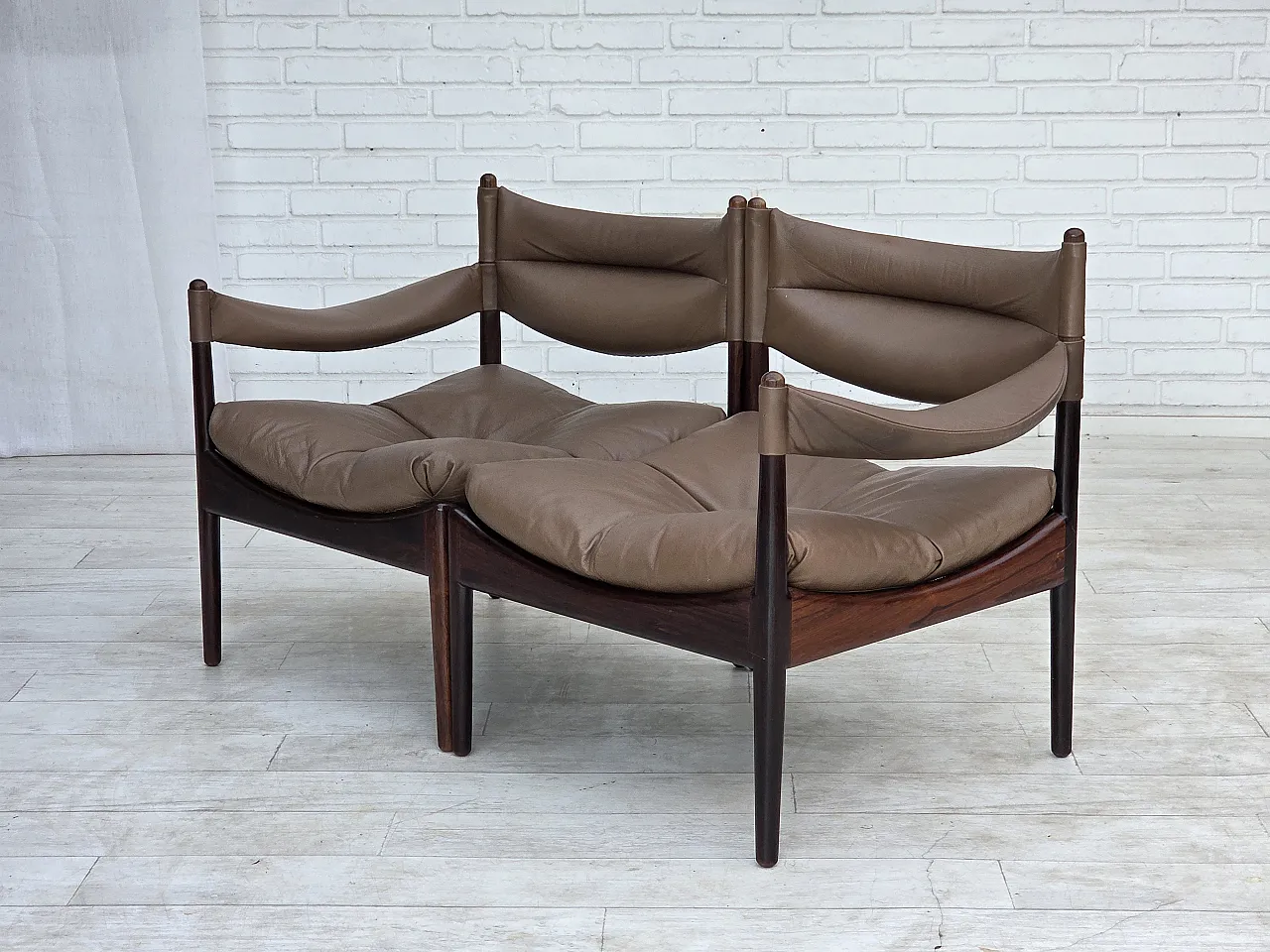 1970s, Danish design by Kristian Vedel, modular sofa, model Modus. 10
