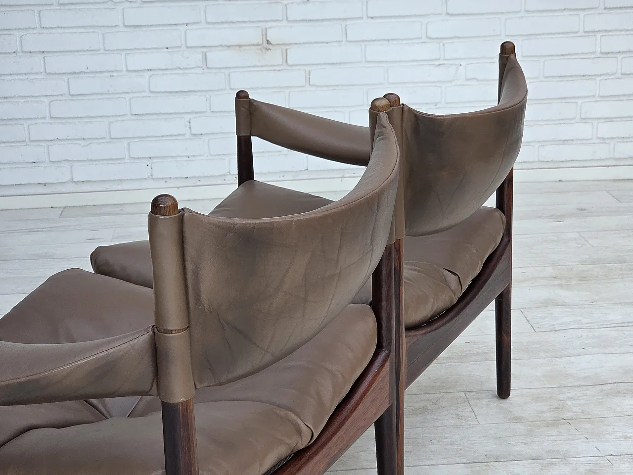 1970s, Danish design by Kristian Vedel, modular sofa, model Modus. 11