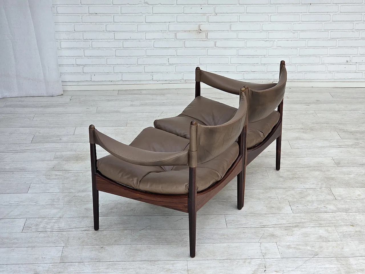 1970s, Danish design by Kristian Vedel, modular sofa, model Modus. 12
