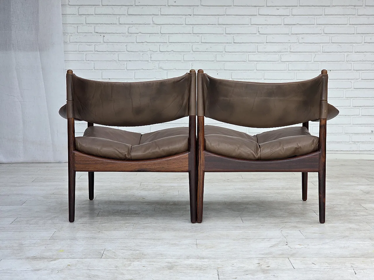 1970s, Danish design by Kristian Vedel, modular sofa, model Modus. 13