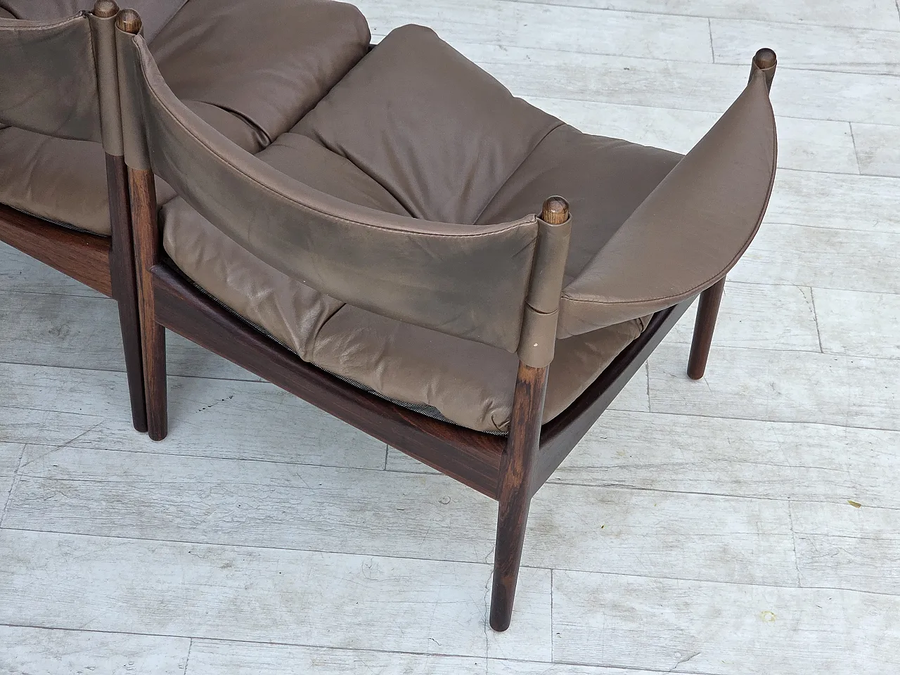 1970s, Danish design by Kristian Vedel, modular sofa, model Modus. 14