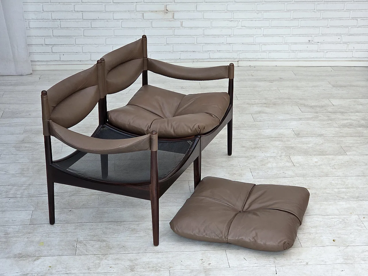 1970s, Danish design by Kristian Vedel, modular sofa, model Modus. 17