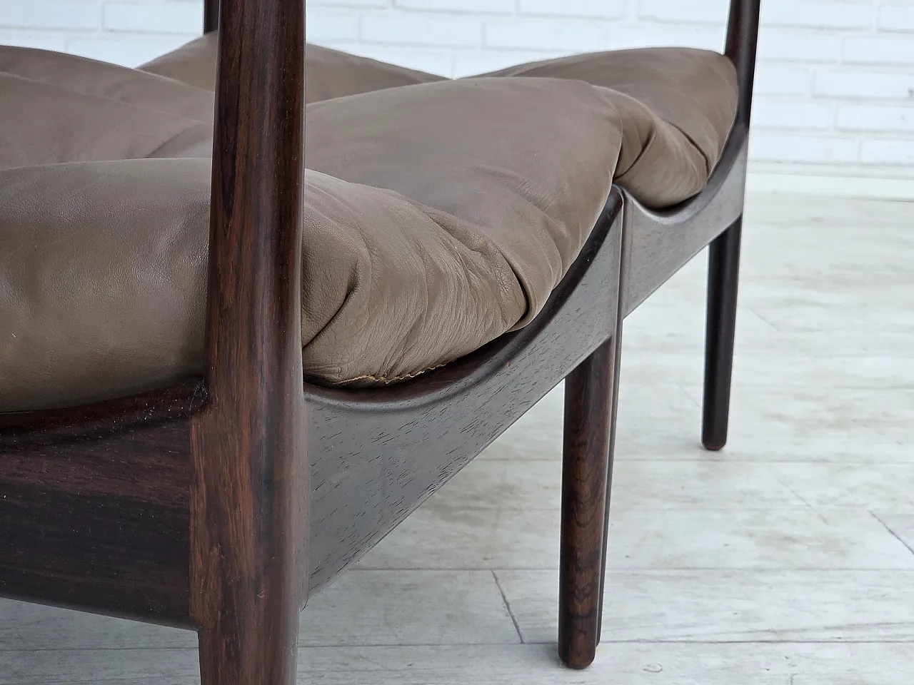 1970s, Danish design by Kristian Vedel, modular sofa, model Modus. 18