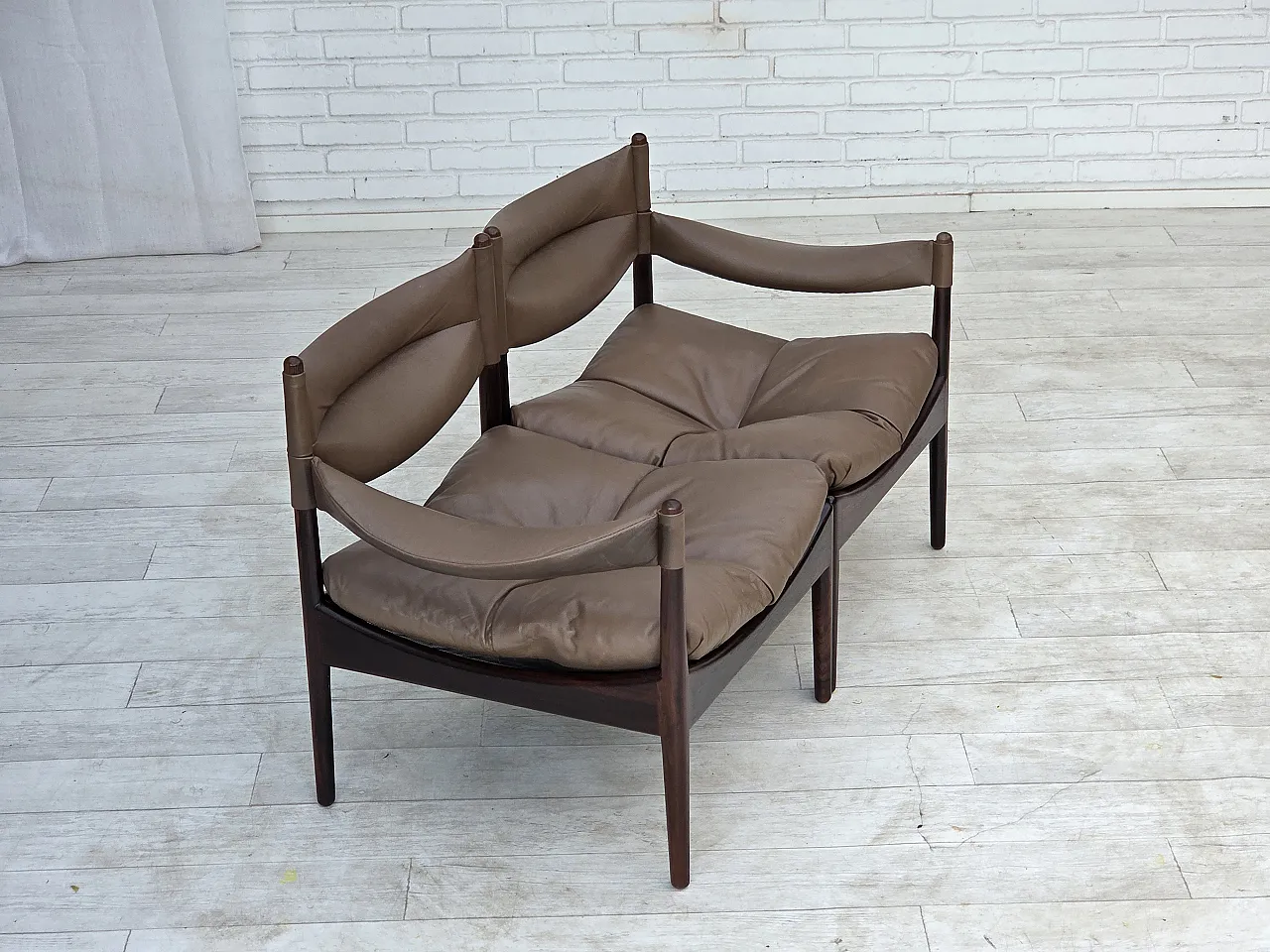 1970s, Danish design by Kristian Vedel, modular sofa, model Modus. 20